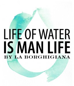 La Borghigiana Logo Life of water is man life